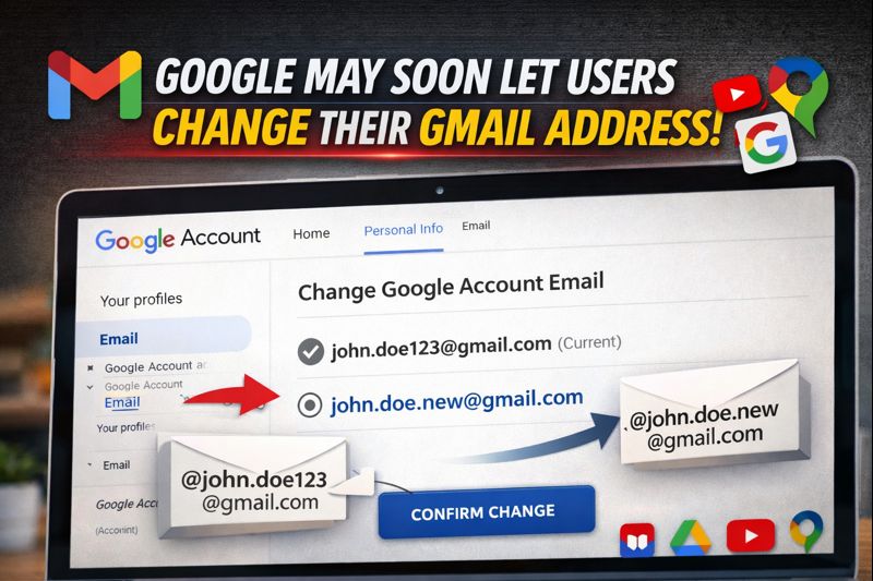 Google May Soon Let Users Change Their Gmail Address