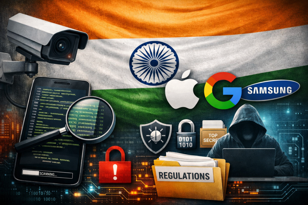 India’s Smartphone Security Push Triggers Pushback From Apple, Google, Samsung