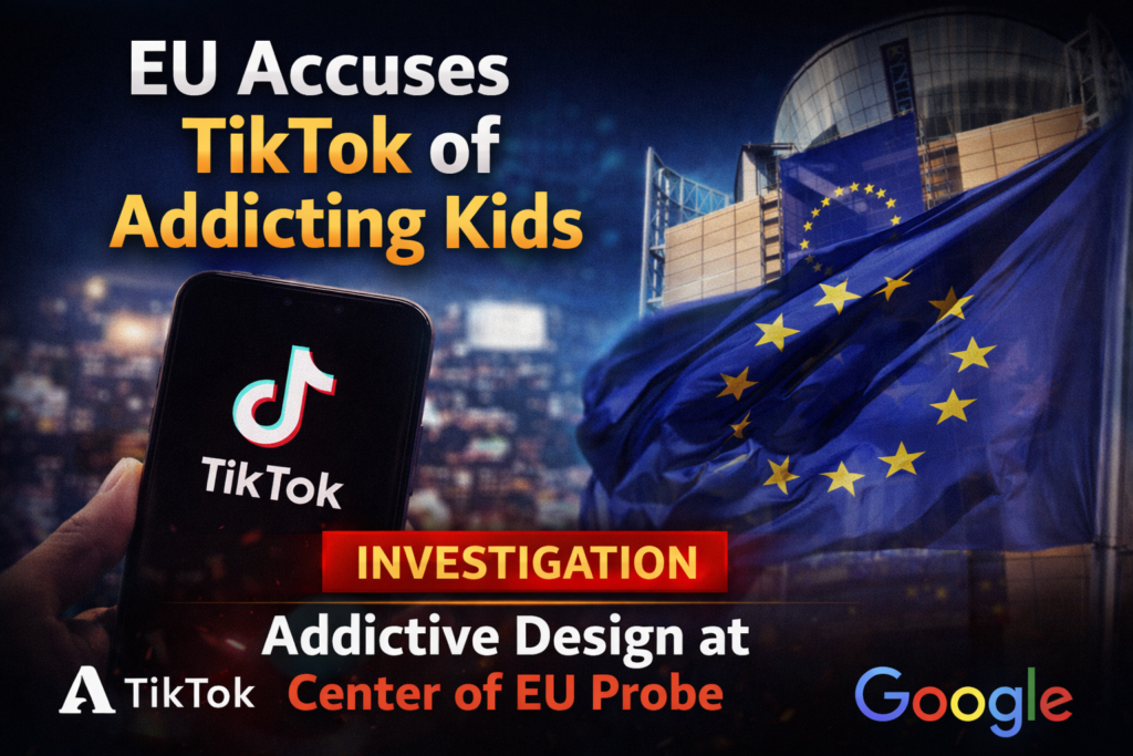 EU Accuses TikTok of ‘Addictive Design’ — Brussels Says Platform Puts Kids at Risk
