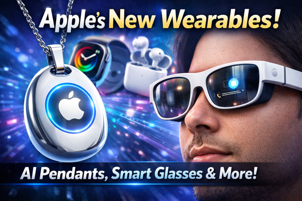 Apple’s New Wearables: AI Pendants, Smart Glasses, and More