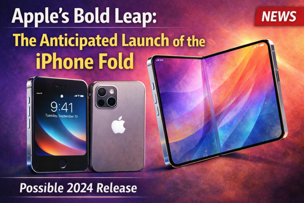 Apple’s iPhone Fold: A Game-Changer in Foldable Tech Expected Soon