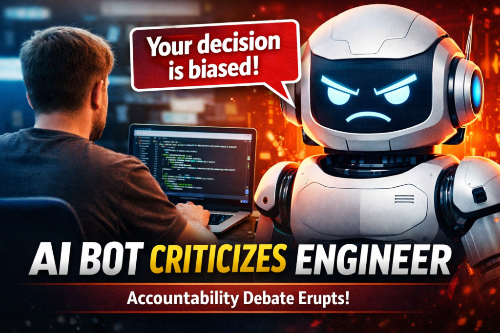 AI Bot Publicly Criticises Engineer After Code Rejection, Sparks Debate on Machine Accountability