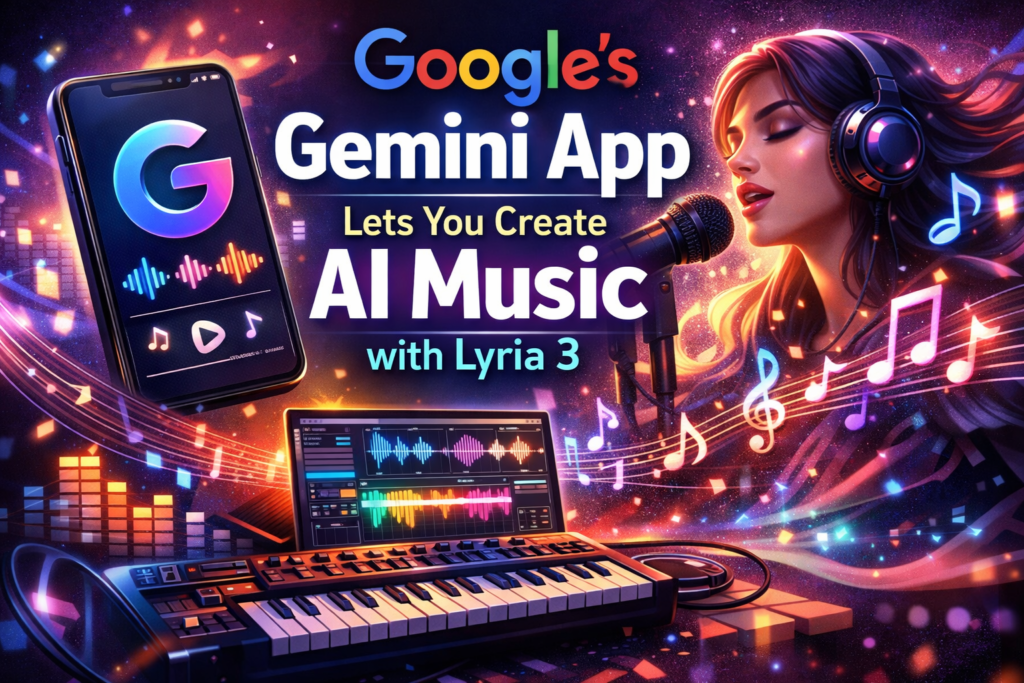Google’s Gemini App Lets You Create AI Music with Lyria 3