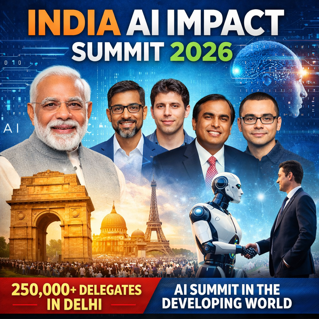 India Hosts First Global AI Summit in Developing World; 250,000 Delegates Expected in Delhi