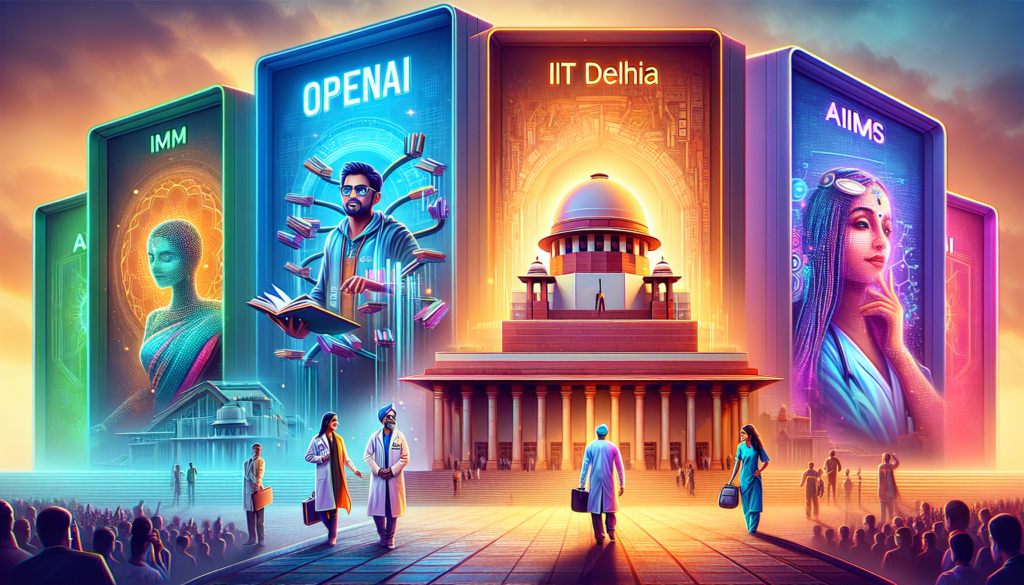 OpenAI Teams Up with IIT Delhi, IIM Ahmedabad & AIIMS