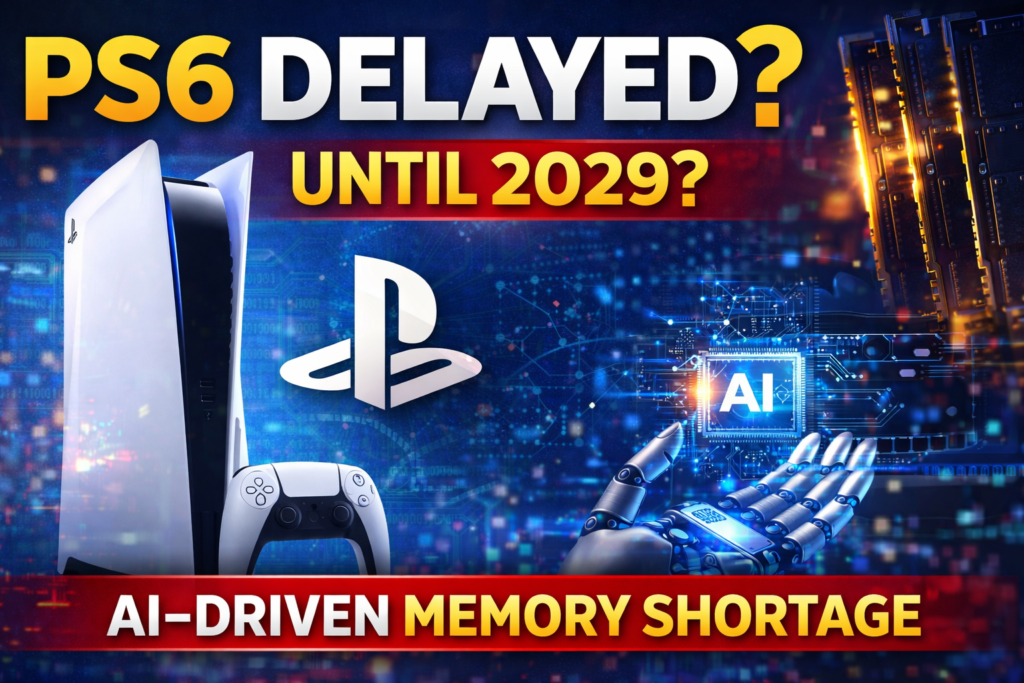PlayStation 6 May Be Delayed to 2029 Amid AI-Driven Memory Shortage