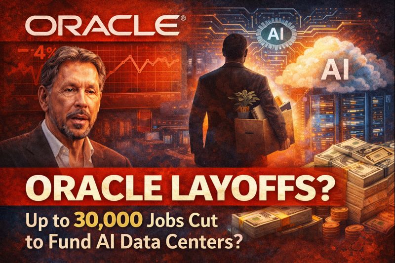 Oracle Layoffs Loom Large: Tech Giant May Cut Up to 30,000 Jobs to Fund AI Data Centres