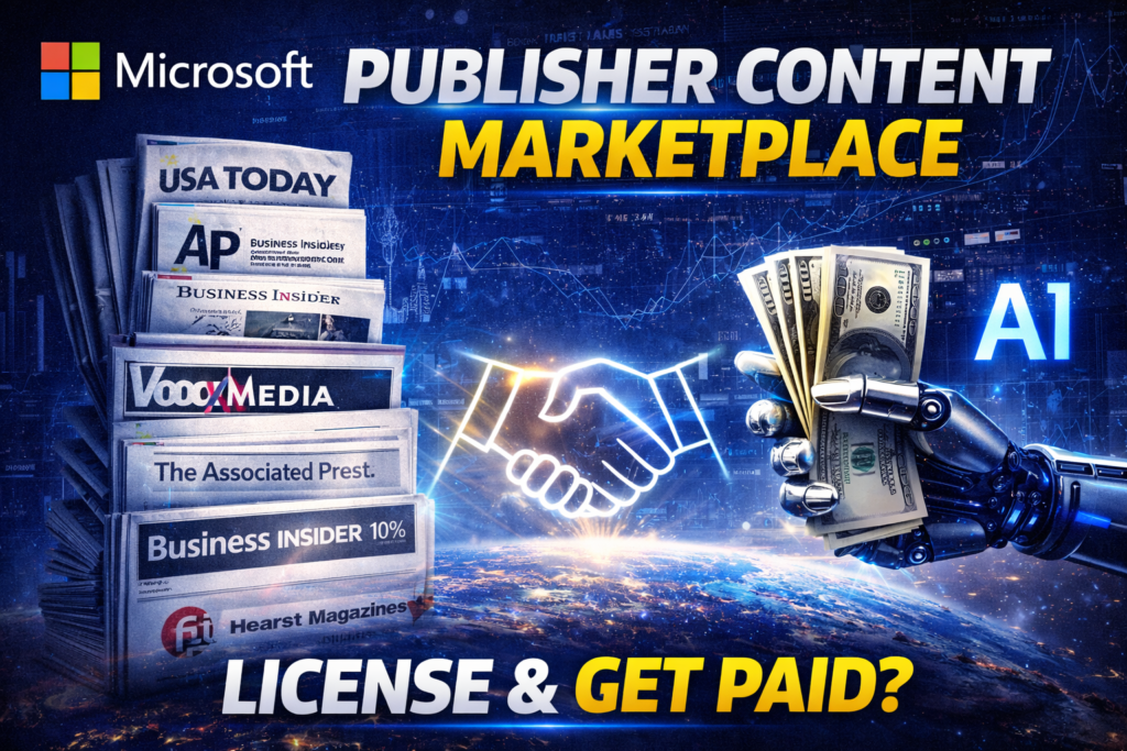 Microsoft Launches Publisher Content Marketplace to Fix AI’s Biggest Licensing Problem