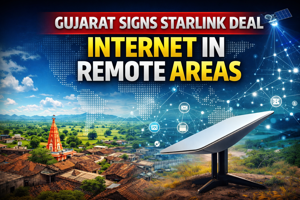 Gujarat Signs Starlink Deal to Boost Internet Access in Remote Regions
