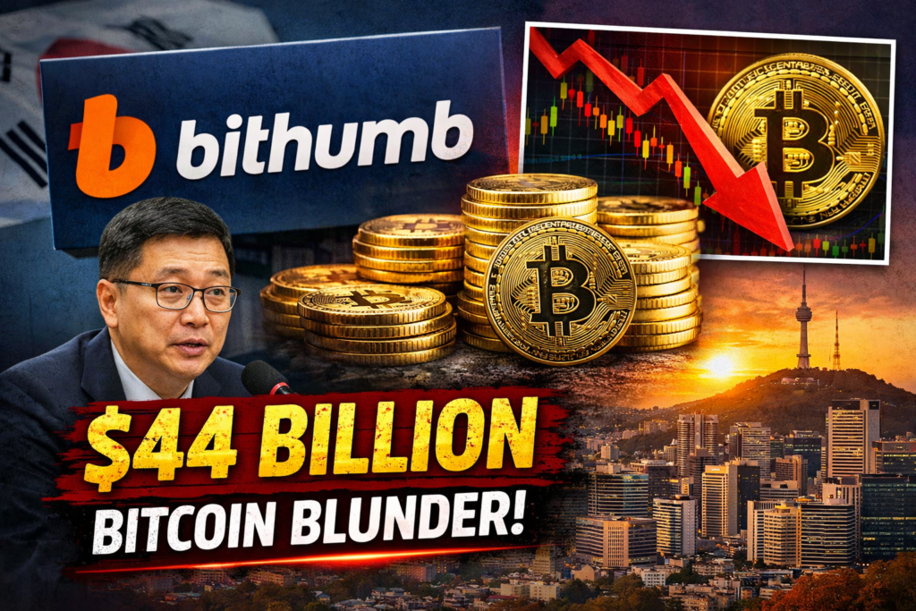 Bithumb’s $44 Billion Bitcoin Blunder Triggers Panic Selloff in South Korea