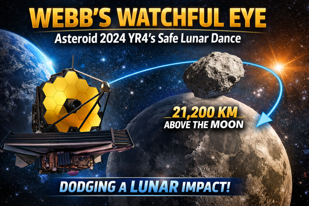 James Webb Telescope Secures Safe Lunar Flyby for Asteroid 2024 YR4