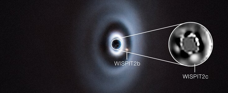 Astronomers Spot Two Giant Planets Forming Around WISPIT 2