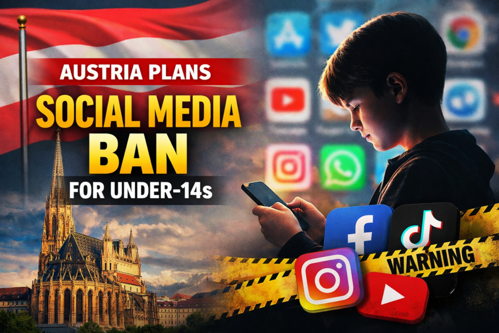 Austria Plans Social Media Ban for Under-14s