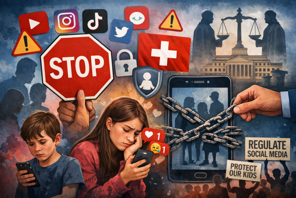 Swiss Public Backs Tough Social Media Rules for Kids as Global Pressure Mounts on Big Tech