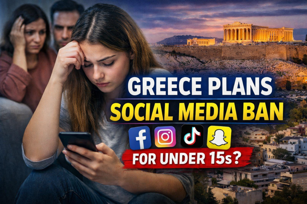 Greece Plans Social Media Ban for Under-15s as Parents, Experts Raise Alarm